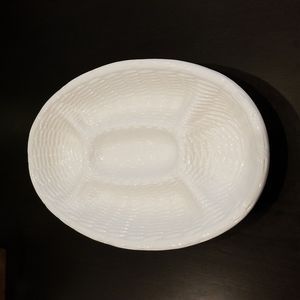 FAPOR Portuguese Ceramic Pottery, 5 slot serving platter